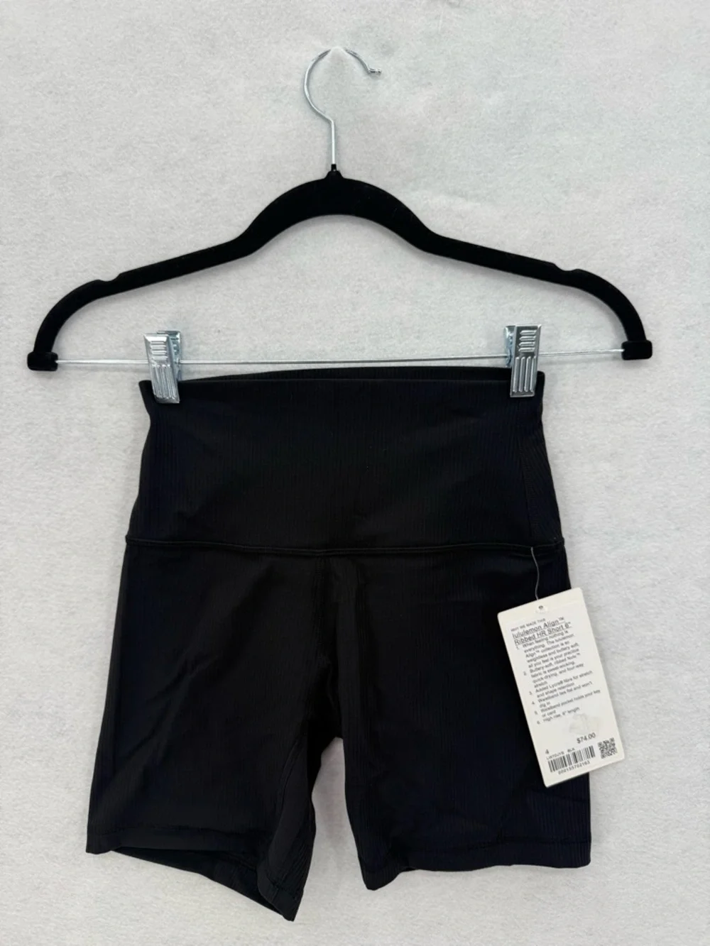 NWT Lululemon Align High-Rise Ribbed Short 6